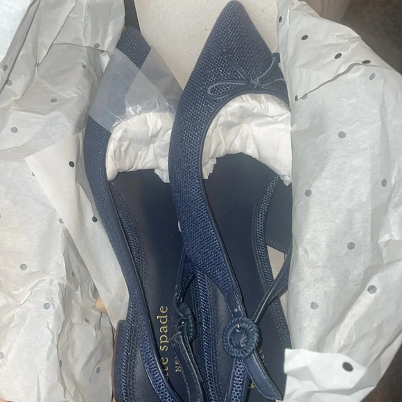 Size 8 - NWT Kate‎ Spade Kate Spade New York Veronica Raffia Blazer Blue - Picture 5 of 5